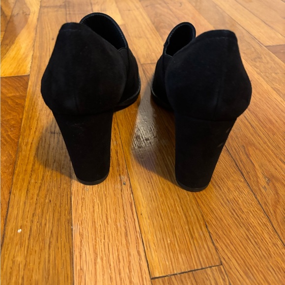 Stuart Weitzman Corral black suede bootie 10 B - Picture 7 of 11